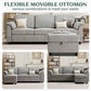 Ashleh 79.1" Square Arm Modular Sofa – Modern Comfort, Endless Versatility