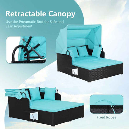Avdyl 65" Outdoor Patio Daybed with Cushions – Spacious & Stylish Outdoor Lounger