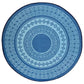 BAHAMAS Oasis Round 6' x 6' Area Rug – Contemporary Circular Decorative Rug for Living Room & Bedroom