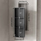 Bathroom Shower Niche Stainless Steel 36x12 Insert Shelf – Vertical & Horizontal