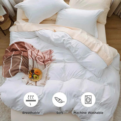 Bedsure Super Soft Prewashed Duvet Cover Set – Cozy & Comfortable Bedding