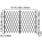 Black Steel Gate – Heavy-Duty Outdoor Security & Decorative Entry Gate