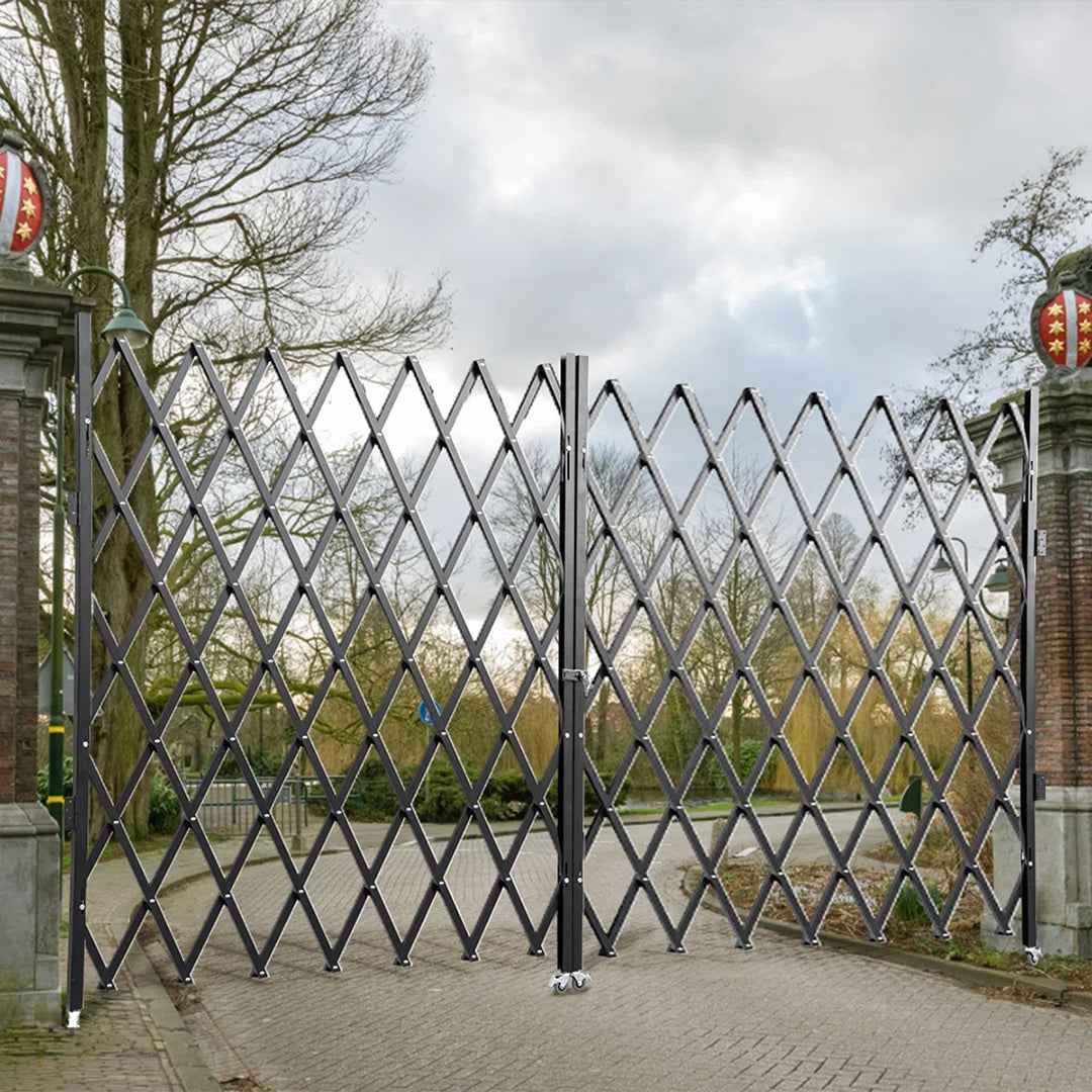Black Steel Gate – Heavy-Duty Outdoor Security & Decorative Entry Gate
