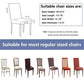 Box Cushion Dining Chair Slipcover Set of 6 – Stretchy & Durable Chair Covers