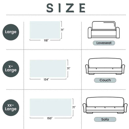 Elegant Nordic Chenille Cushion Sofa Slipcover – Soft, Stretchable & Protective