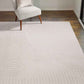 CAMDEN Mitsuri CRM 5'3X7' Area Rug – Contemporary Cream Modern Floor Rug for Living Room & Bedroom