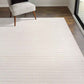 CAMDEN Sai Ivory 6'6X9' Area Rug – Modern Elegant Ivory Floor Rug for Living Room & Bedroom