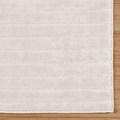 CAMDEN Sai Ivory 6'6X9' Area Rug – Modern Elegant Ivory Floor Rug for Living Room & Bedroom