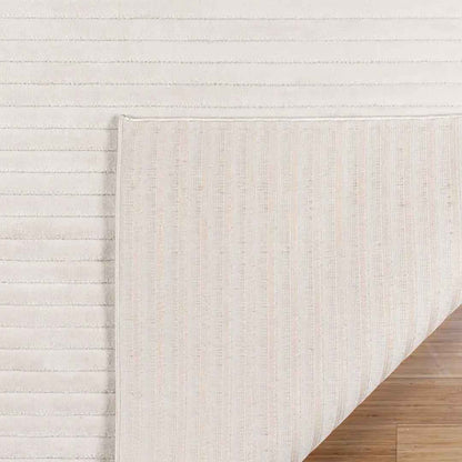 CAMDEN Sai Ivory 6'6X9' Area Rug – Modern Elegant Ivory Floor Rug for Living Room & Bedroom