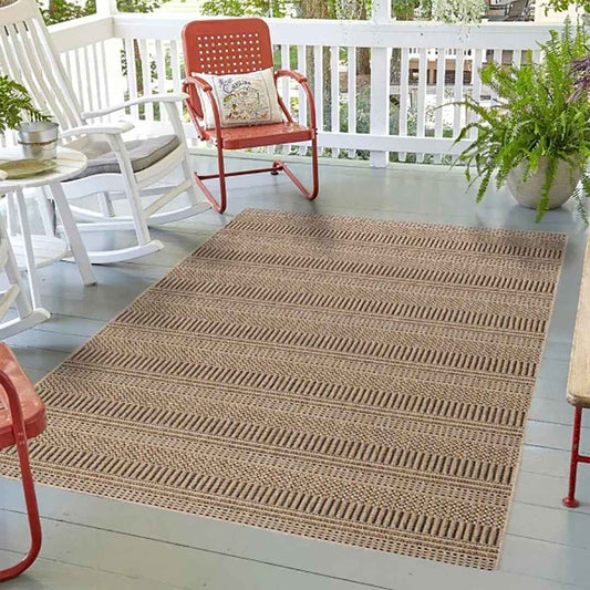 CAPRI Landscape 6'6" x 9'6" Area Rug – Modern Artistic Rug for Living Room & Bedroom