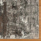 KARMA Jiana Grey 6'6" x 9' Area Rug – Contemporary Grey Modern Rug for Living Room & Bedroom