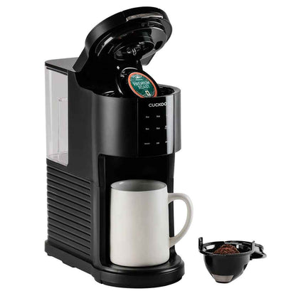 CUCKOO Electric 3-in-1 Coffee Maker – Brew Ground Coffee, K-Cup Pods & Loose Tea Leaves