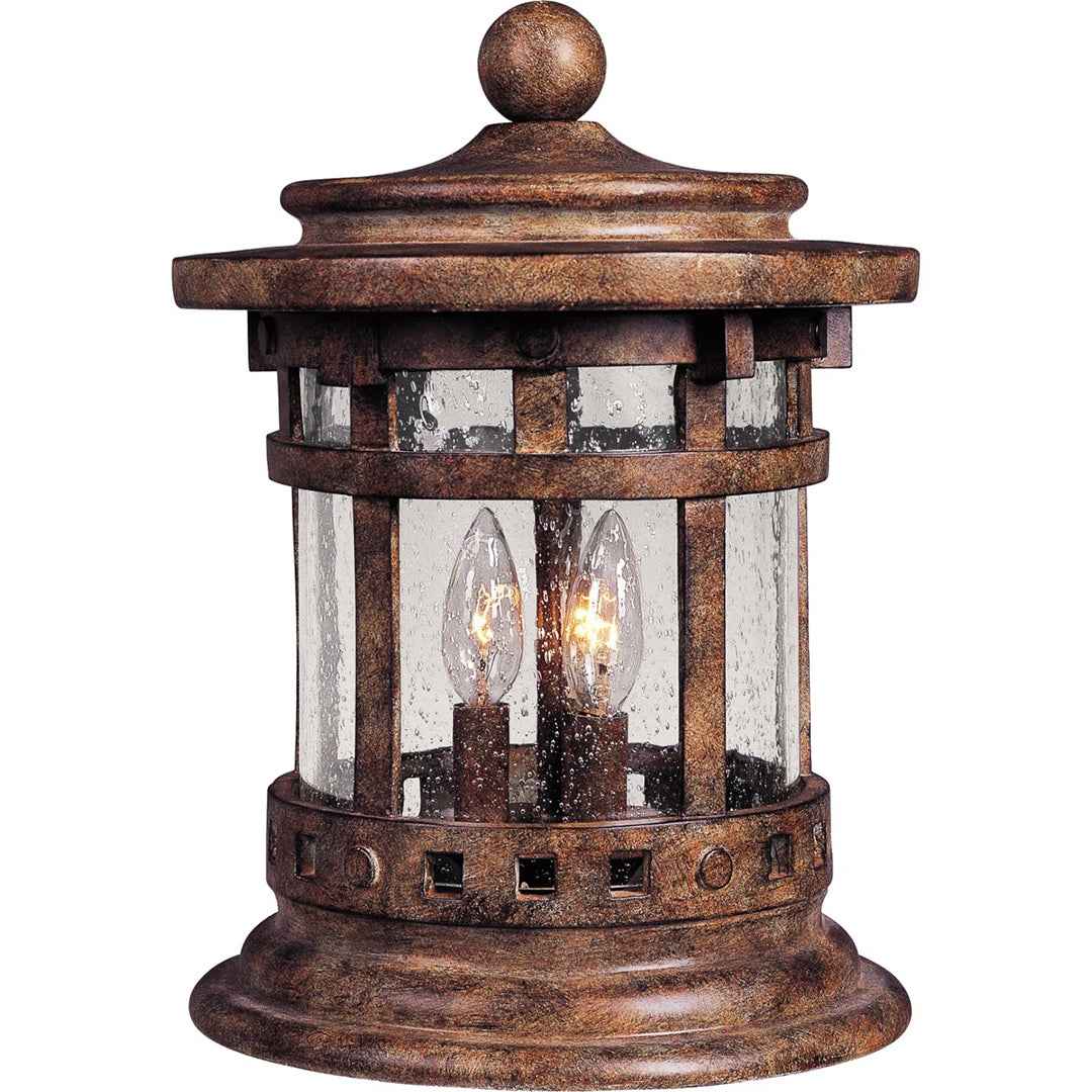 Carcassonne Outdoor 3-Light Pier Mount Light – Weather-Resistant Elegant Post Lantern