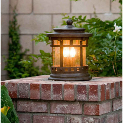 Carcassonne Outdoor 3-Light Pier Mount Light – Weather-Resistant Elegant Post Lantern