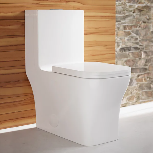 Concorde One-Piece Square Toilet – 14" Rough-In, Dual Flush 1.1/1.6 GPF