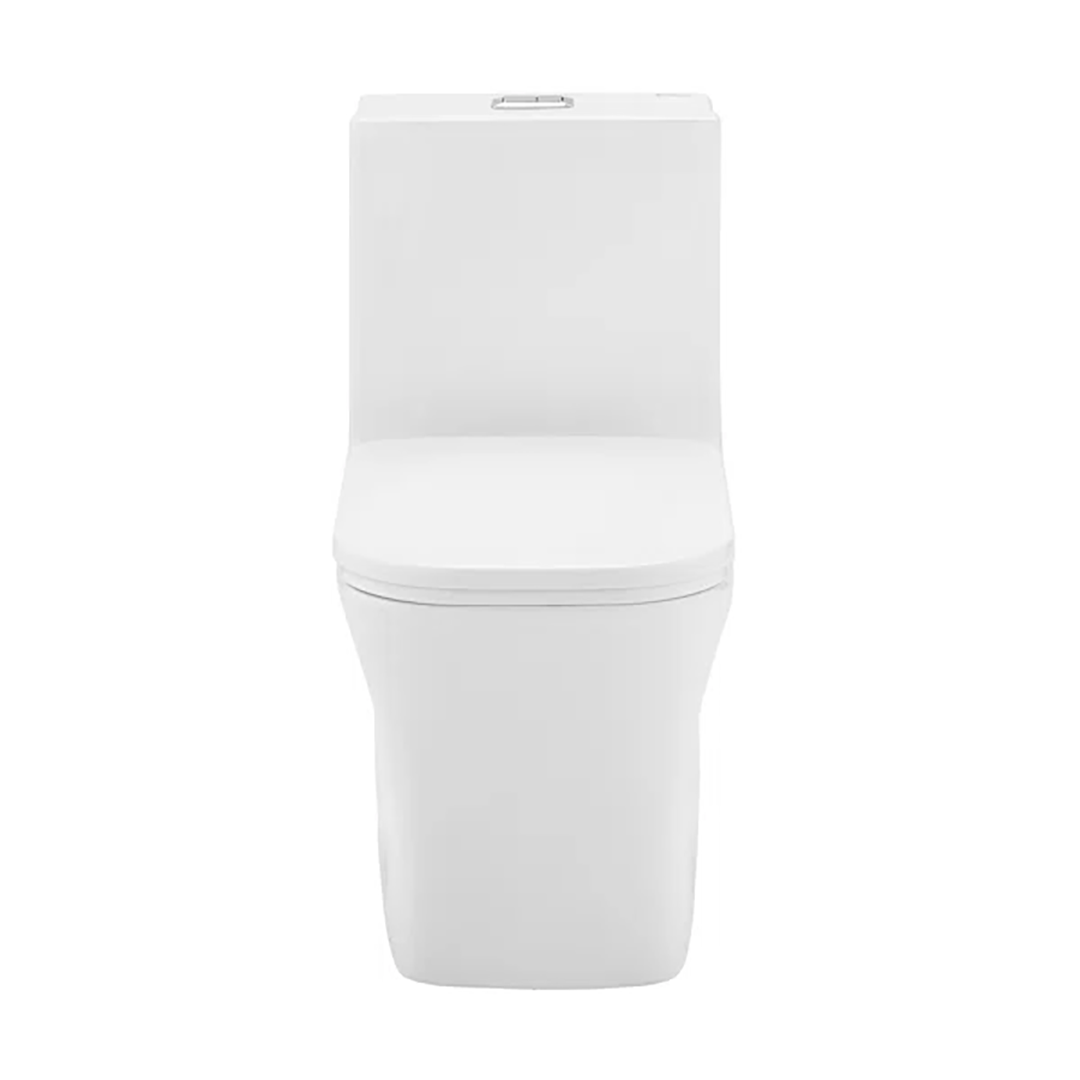 Concorde One-Piece Square Toilet – 14" Rough-In, Dual Flush 1.1/1.6 GPF