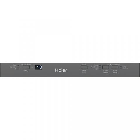 Haier 18-Inch Energy Star Quiet Built-In Dishwasher – Compact Stainless Steel Dishwasher for Small Kitchen