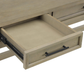 Dunmoore Contemporary Writing Desk – Modern Wood Office Desk with Storage Drawers and Sleek Metal Accents - Nadeems Home