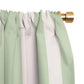 Daily Regina Designs Pastel Green Vertical Stripes Blackout Curtain – 1 Panel
