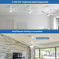 Damecia 52" Ceiling Fan with LED Lights – Modern & Energy-Efficient Cooling Solution