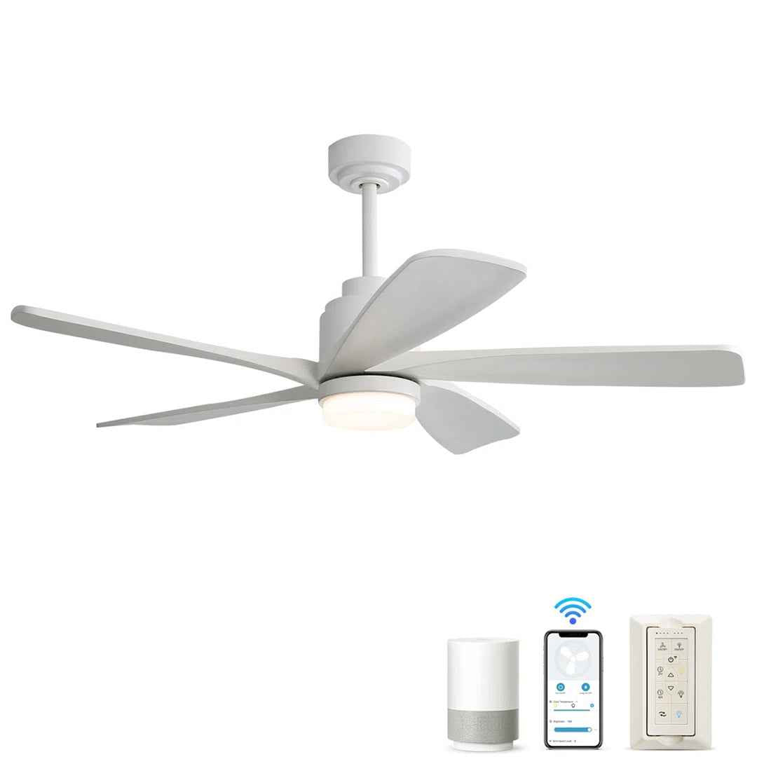 Damecia 52" Ceiling Fan with LED Lights – Modern & Energy-Efficient Cooling Solution