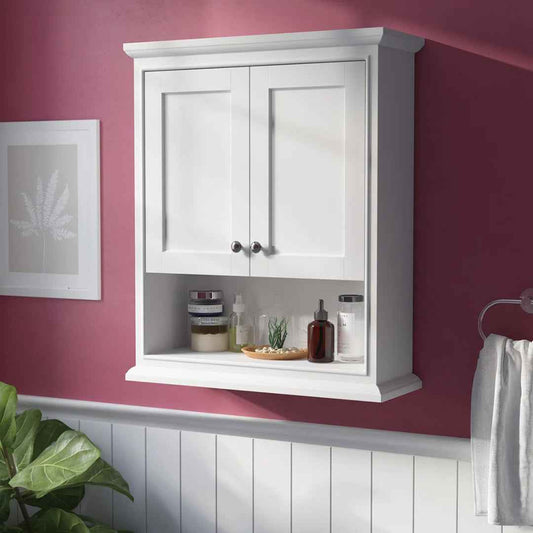 Deborah 25" W x 30" H x 9" D Wall Mounted Bathroom Cabinet – Space-Saving Storage Solution