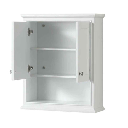 Deborah 25" W x 30" H x 9" D Wall Mounted Bathroom Cabinet – Space-Saving Storage Solution