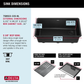 Delta Everest™ 32" Granite Composite Workstation Kitchen Sink – Undermount Single Bowl with WorkFlow™ Ledge