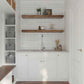Dogberry Collections Solid Beam Floating Shelf – Sturdy & Stylish Wall Storage