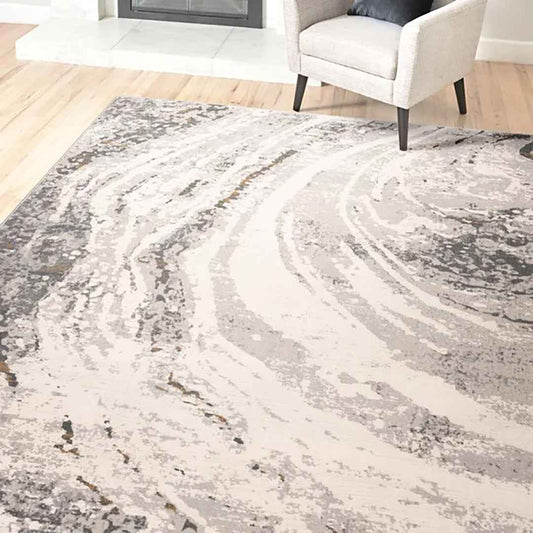 Eden Luxor 6'6" x 9'6" Area Rug – Luxurious Modern Elegance for Any Room