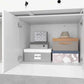 Elegant Jewelry Display Cabinet with Lock & Tempered Glass – Secure Showcase 39.4" x 19.7" x 39.4"