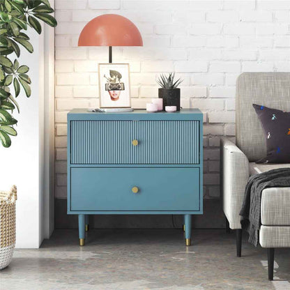 Elizabeth 2-Drawer Nightstand – Stylish & Functional Bedroom Storage