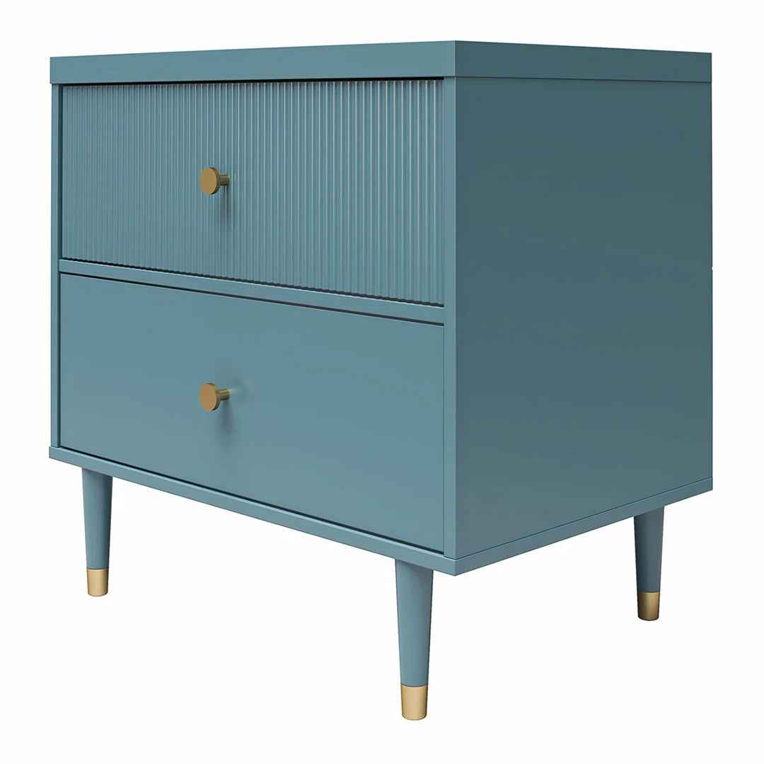 Elizabeth 2-Drawer Nightstand – Stylish & Functional Bedroom Storage