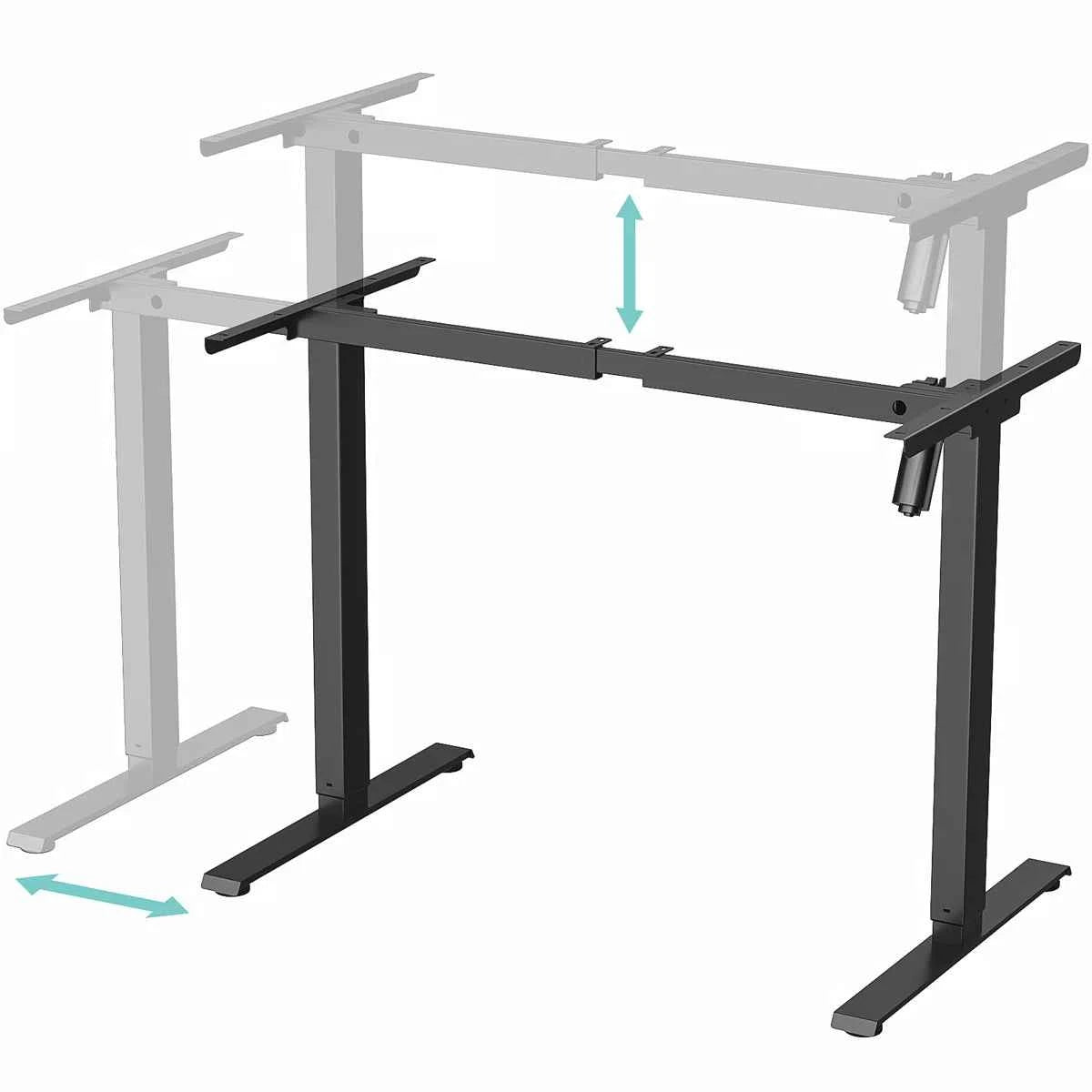Essential Electric Height Adjustable Standing Desk Frame – Ergonomic Workstation Base