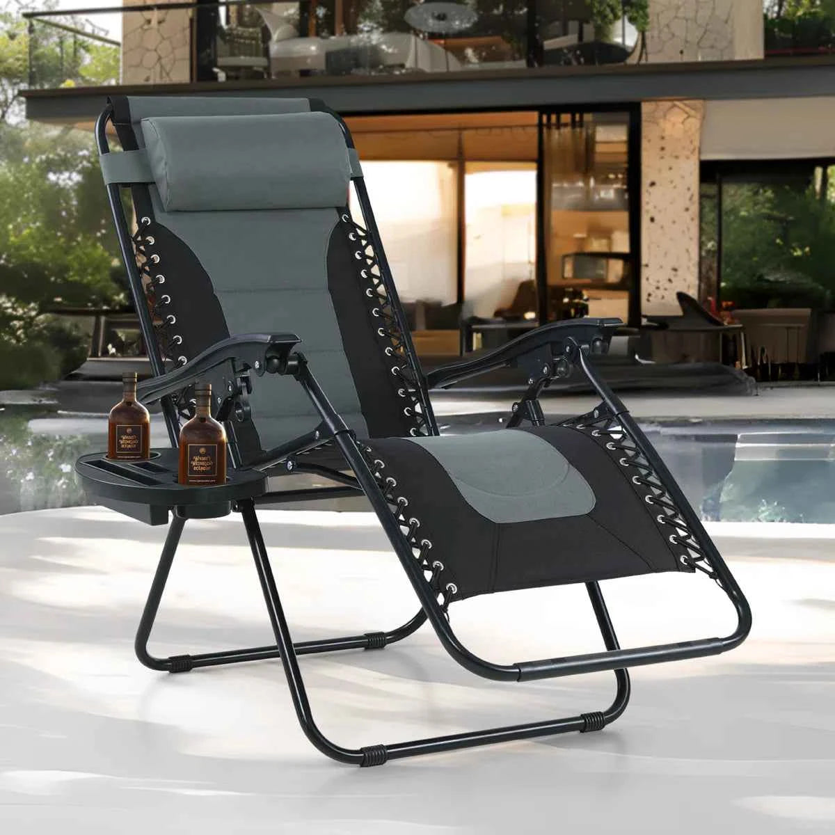 Reclining Zero Gravity Chair with Cushion – Ultimate Comfort & Support
