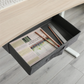 Fumiki 63" Curved Dual Motor Adjustable Height Standing Desk with Drawer – Comfort, Style & Productivity