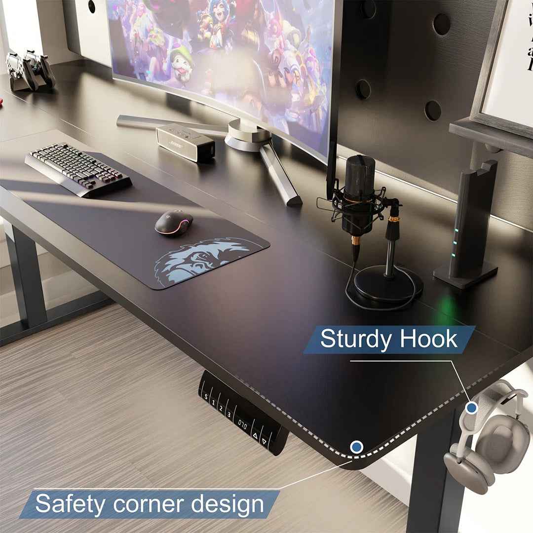 Gilman Height Adjustable Standing Desk – Ergonomic Home Office Desk for Comfort & Productivity