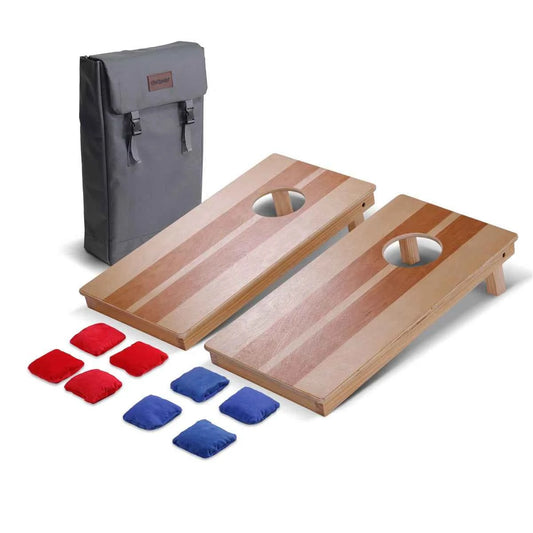 Gosports 2x1 ft Backpack Cornhole Game Set – Portable Wood Boards & Mini Bean Bags