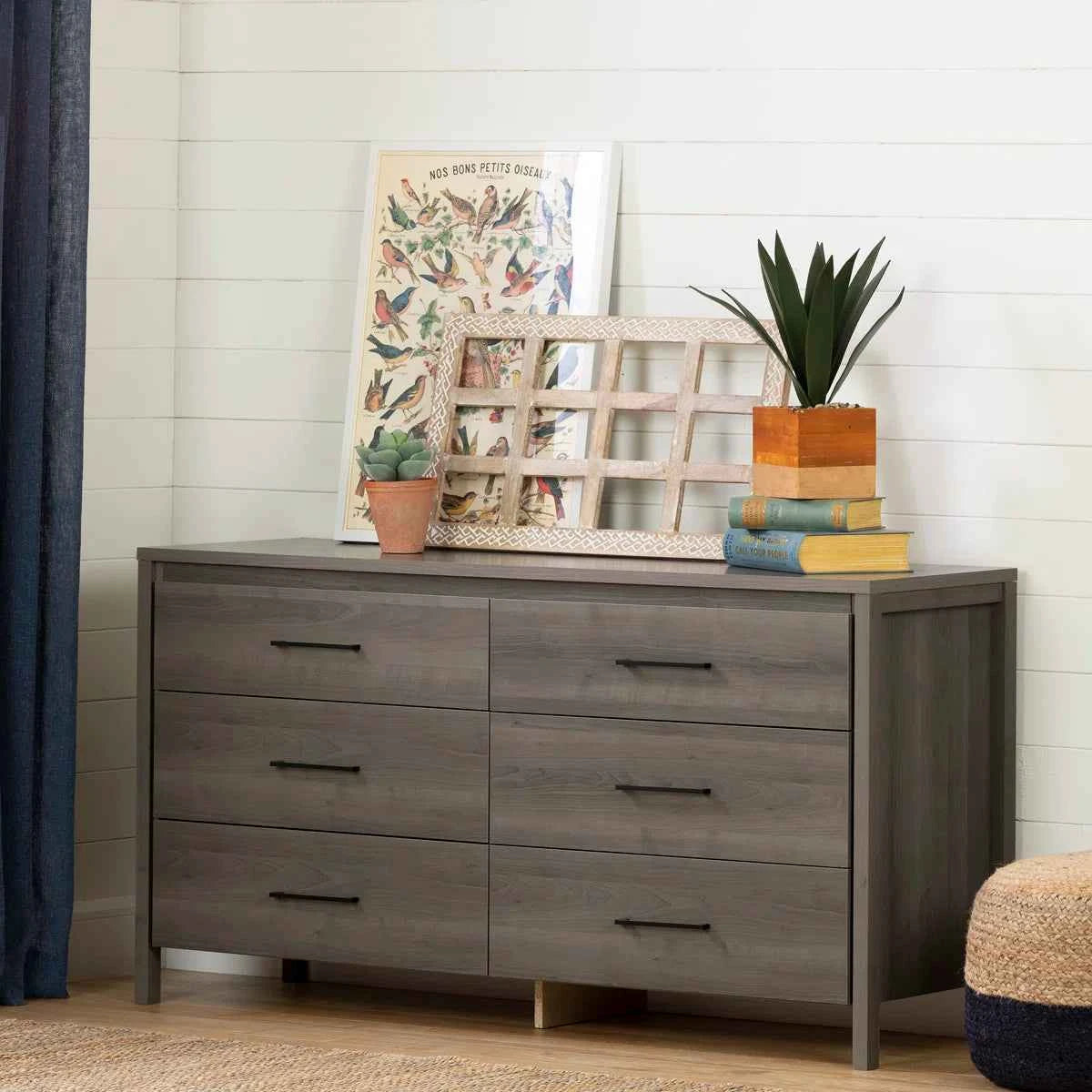 Gravity 6-Drawer Dresser – Modern Storage with Sleek Style
