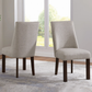 Helena Dining Chairs (Set of 2) – Upholstered Modern Kitchen & Dining Room Chairs with Wood Legs and Padded Seat - Nadeems Home