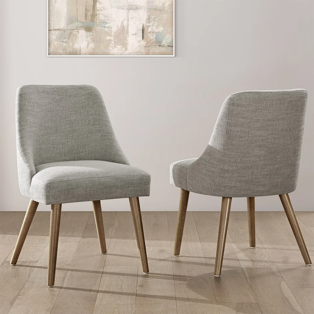 Woodstock, Ontario, appliances, furniture, home decor Huxton Dining Chairs (Set of 2) – Modern Upholstered Dining Room Chairs with Wood Legs, Comfortable Padded Seat - Nadeems Home