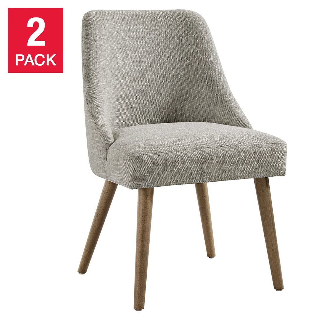 Woodstock, Ontario, appliances, furniture, home decor Huxton Dining Chairs (Set of 2) – Modern Upholstered Dining Room Chairs with Wood Legs, Comfortable Padded Seat - Nadeems Home