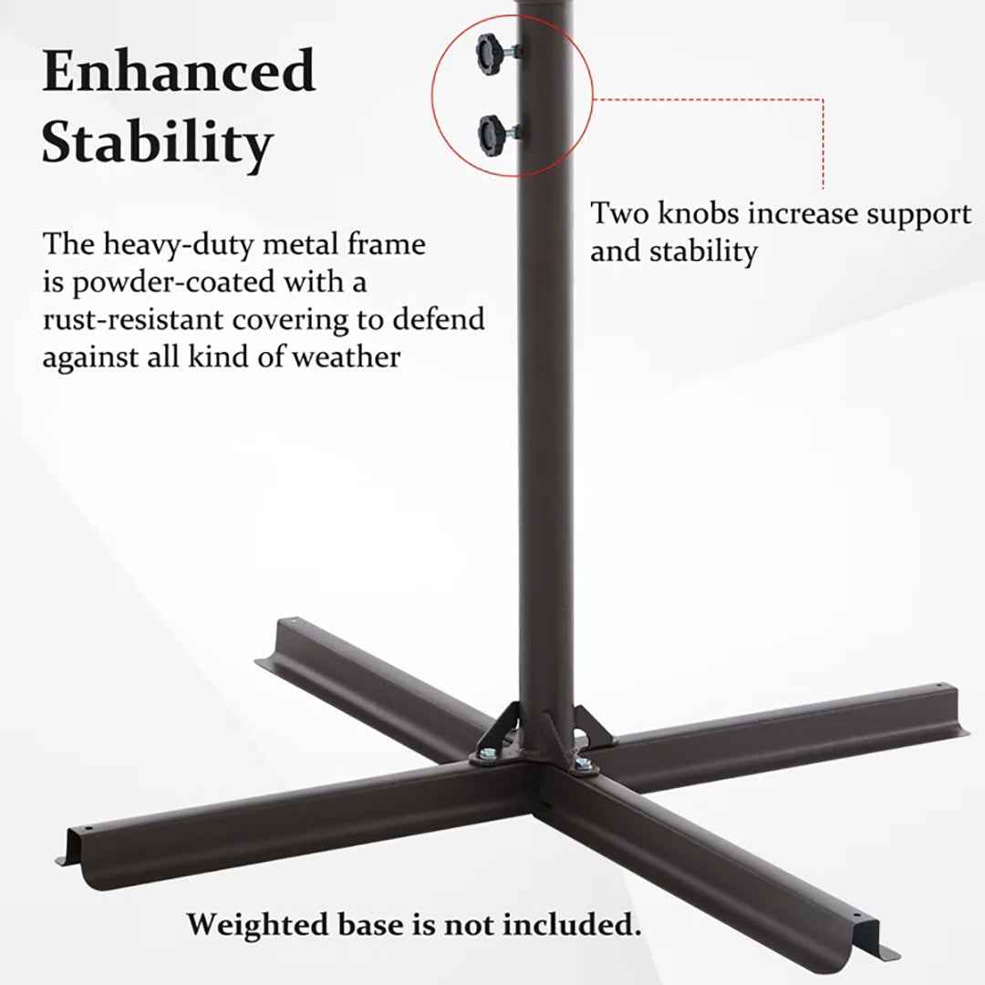 Haque Cantilever Umbrella – Stylish Outdoor Shade with Easy Adjustability