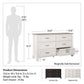Hillview 6 Drawer Dresser – Modern Storage Cabinet for Bedroom Organization