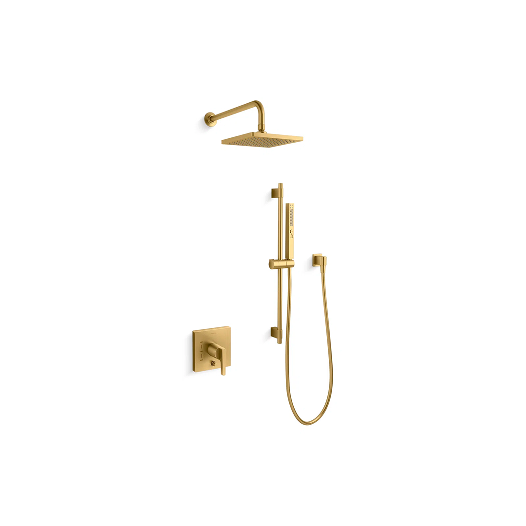 Honesty Rite-Temp Showering Kit Powerful 2.5 GPM Water Flow for a Luxurious Shower