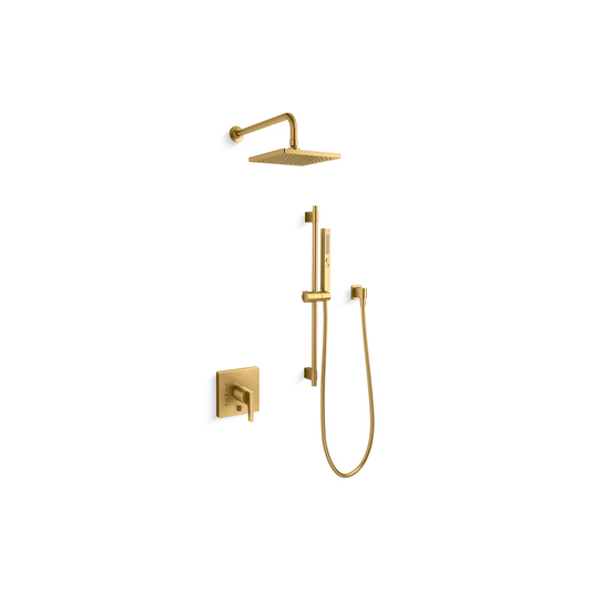 Honesty Rite-Temp Showering Kit Powerful 2.5 GPM Water Flow for a Luxurious Shower