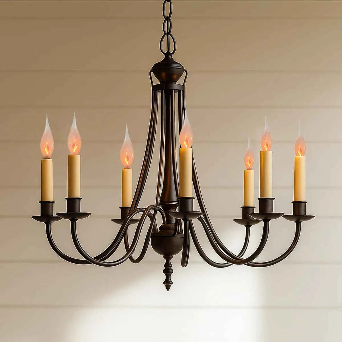 Incandescent CA5 Candelabra Screw Base (E12) 3W Silicone Flame-Shaped Light Bulb Set of 12