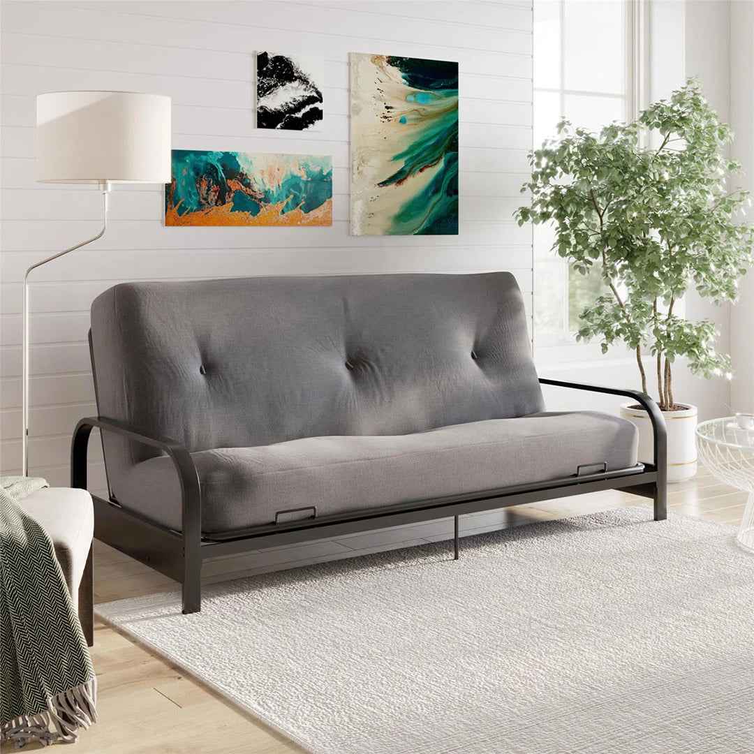 Jayce 8" Thermobonded High Density Polyester Fill Futon Mattress – Comfortable & Supportive