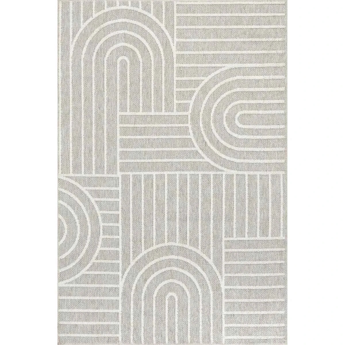 Jherika Modern Geometric Machine Washable Area Rug – Stylish & Easy-Care Floor Covering