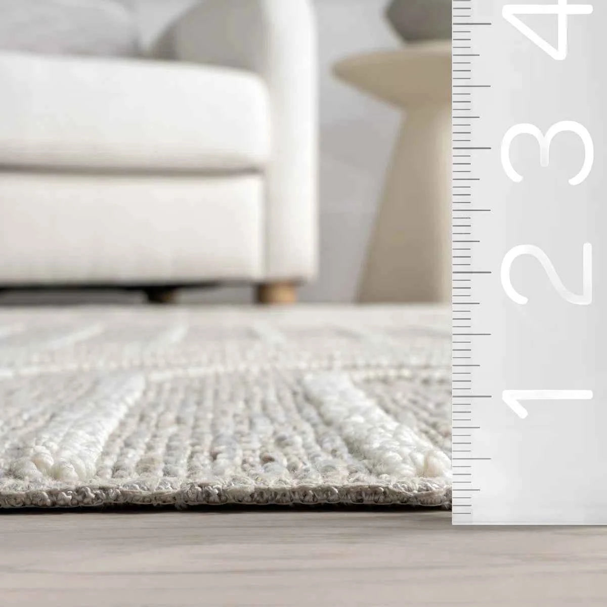 Jherika Modern Geometric Machine Washable Area Rug – Stylish & Easy-Care Floor Covering